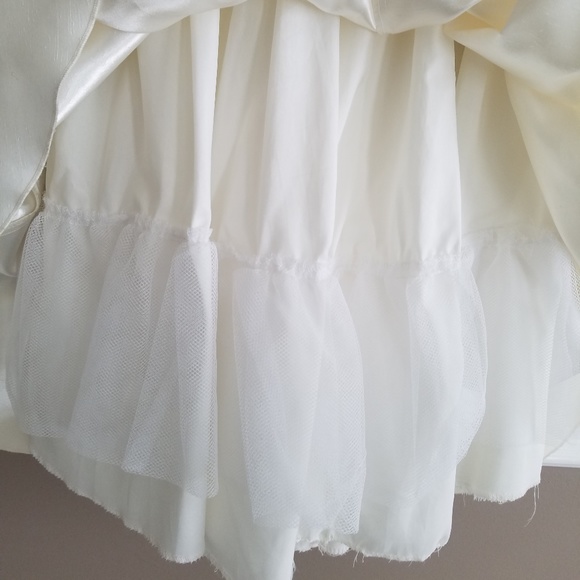 Flower Girl Dress - Ivory Cream - Size 8 - Picture 5 of 6